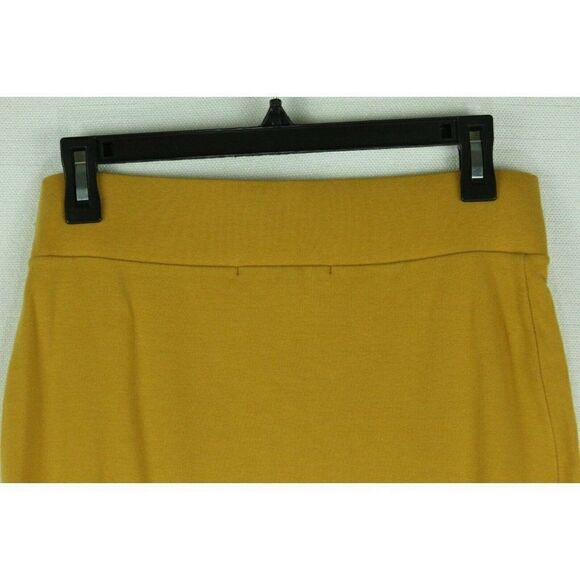 Forever 21 Skirt Stretch Pull-On Yellow Juniors M Knit Cotton - Picture 4 of 5